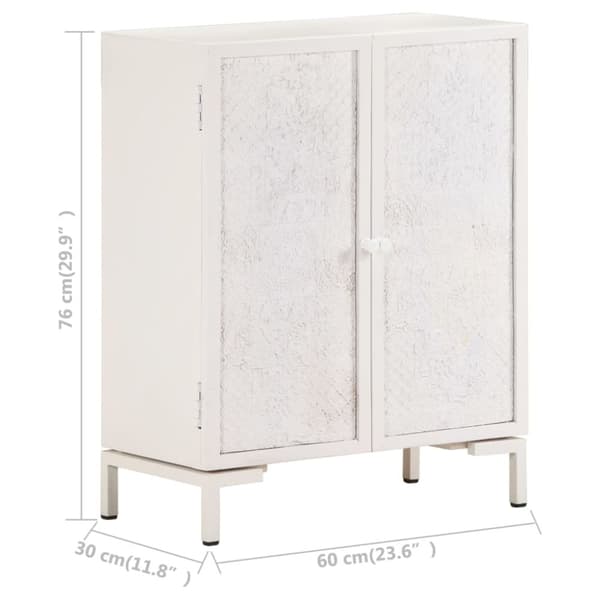 Skänk 60x30x76 cm massivt mangoträ