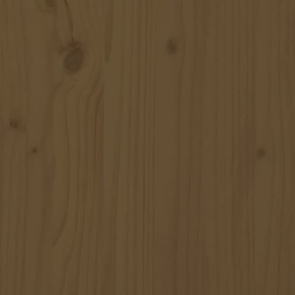Vitrinskåp honungsbrun 67x40x108,5 cm massiv furu