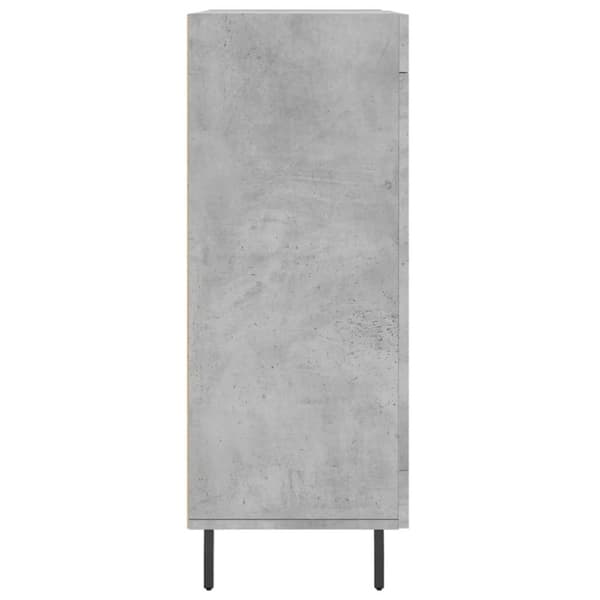Skänk betonggrå 69,5x34x90 cm konstruerat trä