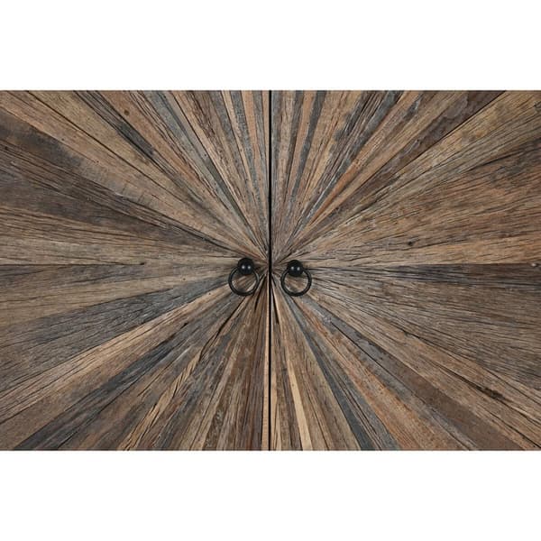 Skab Home ESPRIT Natur Genbrugt Træ 45 x 90 x 180 cm