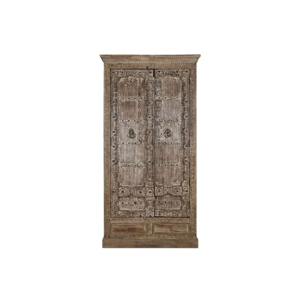 Skab Home ESPRIT Natur Teak 122 X 51 X 216 cm