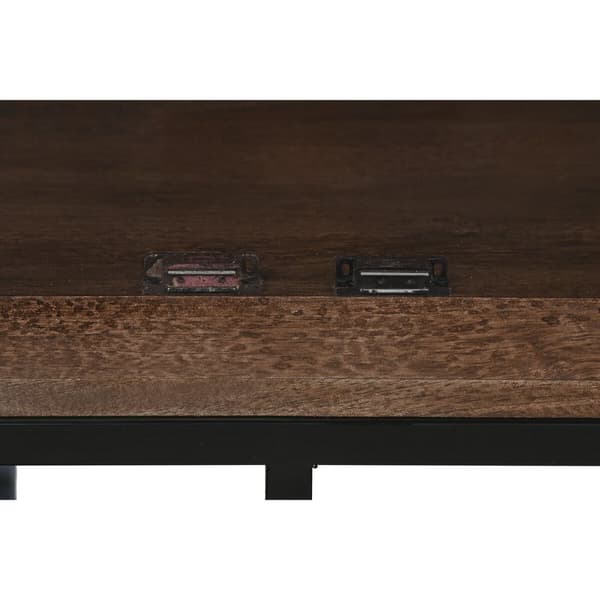 Skap Home ESPRIT Naturell Resikulert Tre 45 x 90 x 180 cm