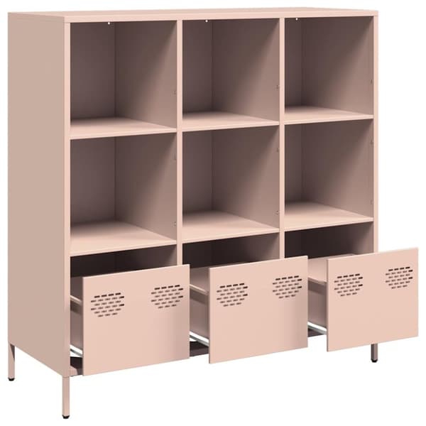 vidaXL Highboard Pinkki 101,5x39x103,5 cm Teräs