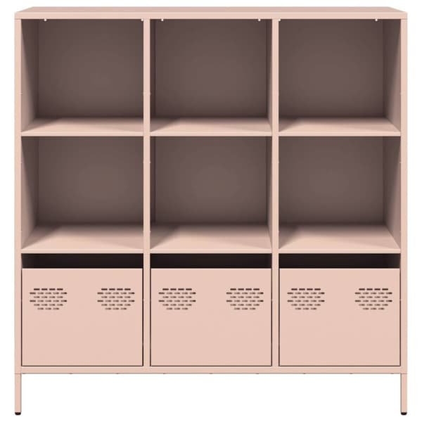 vidaXL Highboard Pinkki 101,5x39x103,5 cm Teräs
