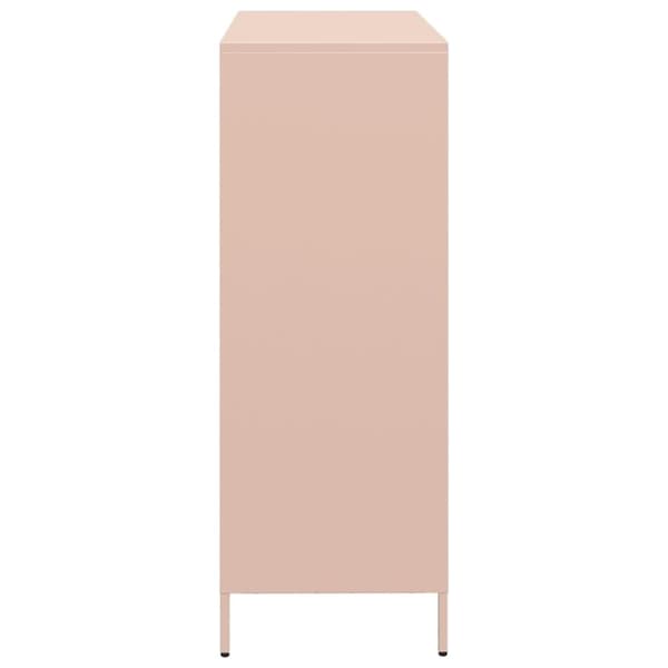vidaXL Highboard Pinkki 101,5x39x103,5 cm Teräs