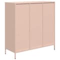 Pikkukuva 8 / 11: vidaXL Highboard Pinkki 101,5x39x103,5 cm Teräs