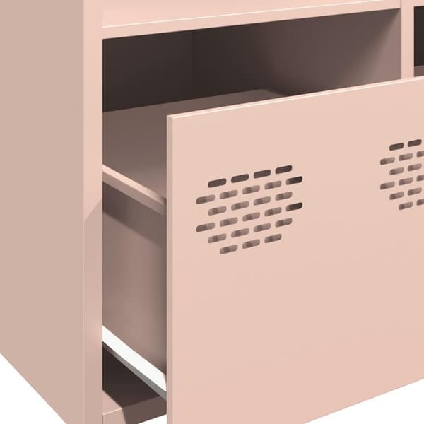 vidaXL Highboard Pinkki 101,5x39x103,5 cm Teräs
