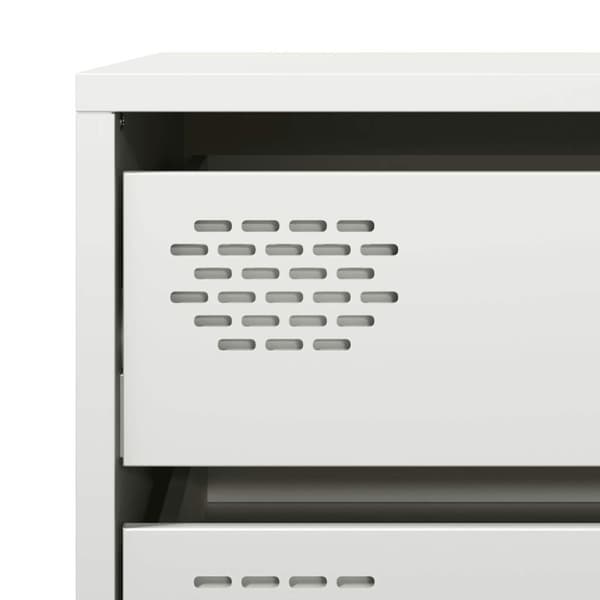 vidaXL skab 68x39x58,5 cm koldvalset stål hvid