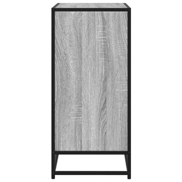 vidaXL Skjenk grå sonoma 68x35x76 cm konstruert tre