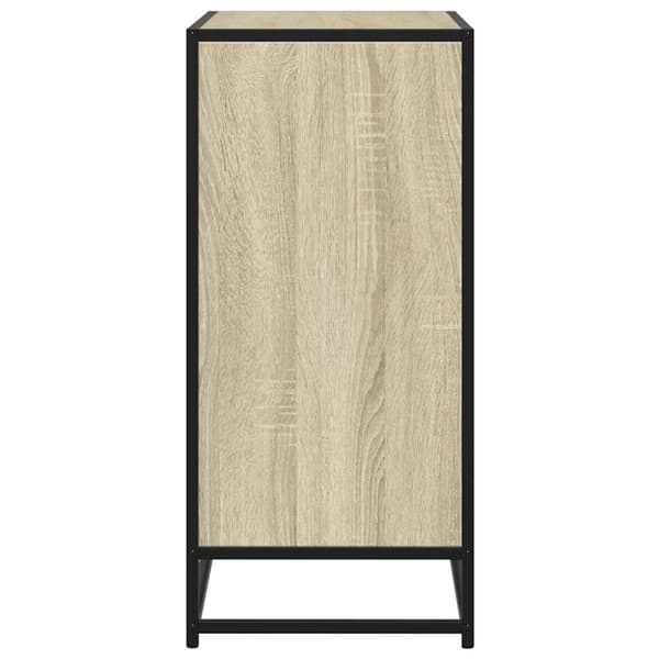 vidaXL Skänk sonoma-ek 68x35x76 cm konstruerat trä