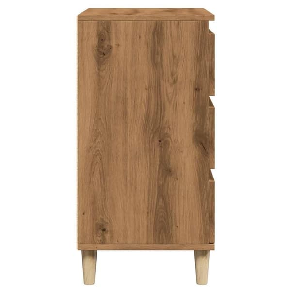 vidaXL Byrå ek 60x35x70 cm konstruerat trä