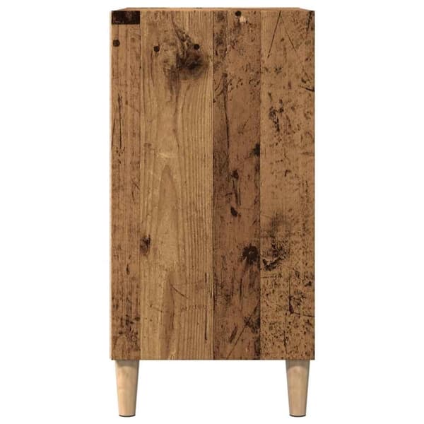 vidaXL skænk 57x35x75 cm konstrueret træ antikt træ