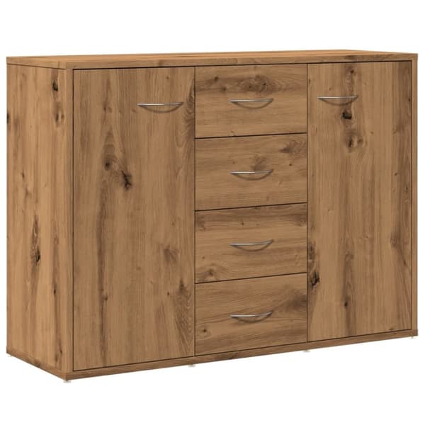 vidaXL skænk 88x30x64 cm konstrueret træ kunsteg
