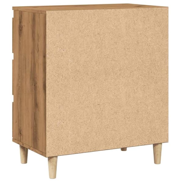 vidaXL Senkki käsityöläinen tammi 60x35x70 cm tekninen puu