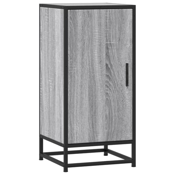 vidaXL Senkki harmaa Sonoma 35,5x35x76 cm tekninen puu ja metalli