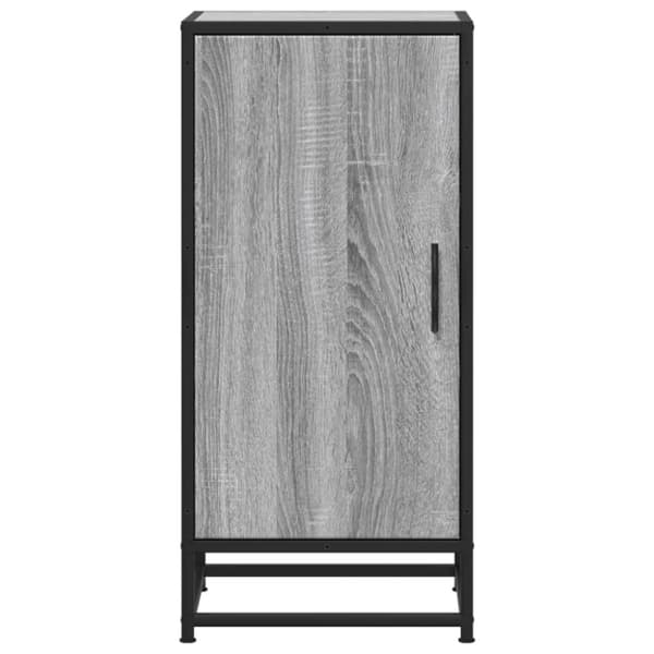 vidaXL Senkki harmaa Sonoma 35,5x35x76 cm tekninen puu ja metalli