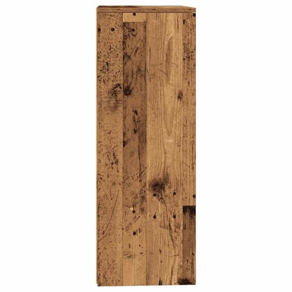 vidaXL kommode med 6 skuffer 50x34x96 cm konstrueret træ gammelt træ