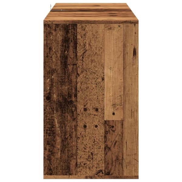 vidaXL Senkki vanhaa puuta 120x41x75 cm suunniteltu puu