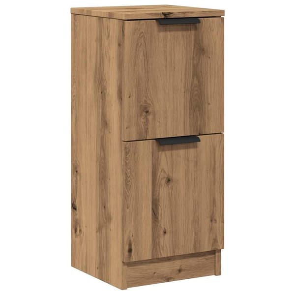 vidaXL Skjenk artisan eik 30x30x70 cm konstruert tre