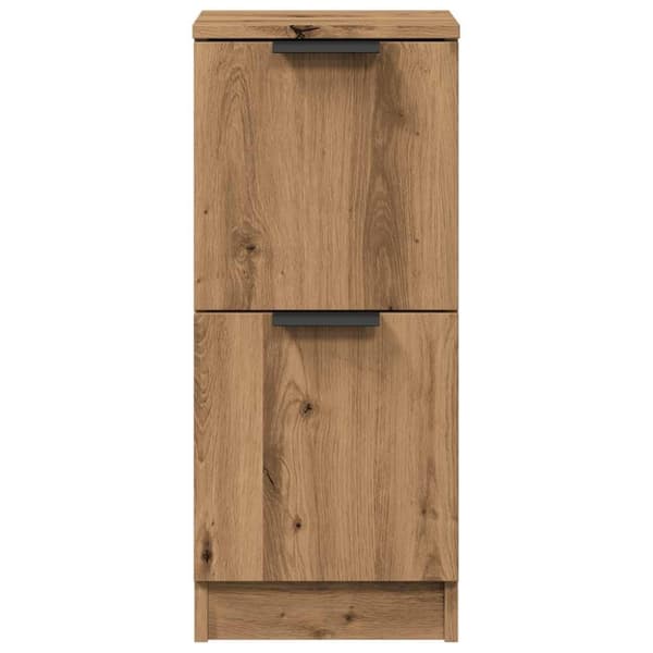 vidaXL Skjenk artisan eik 30x30x70 cm konstruert tre