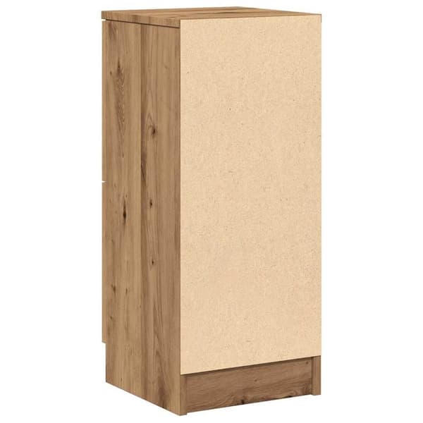 vidaXL Skjenk artisan eik 30x30x70 cm konstruert tre