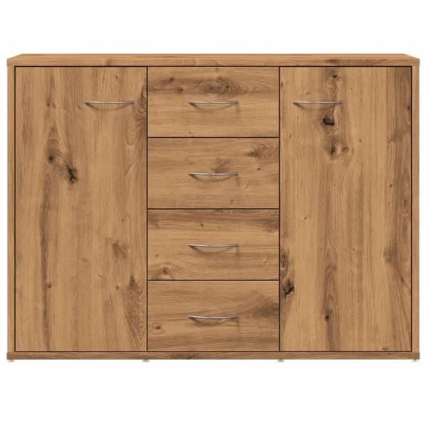 vidaXL Skjenk artisan eik 88x30x64 cm konstruert tre