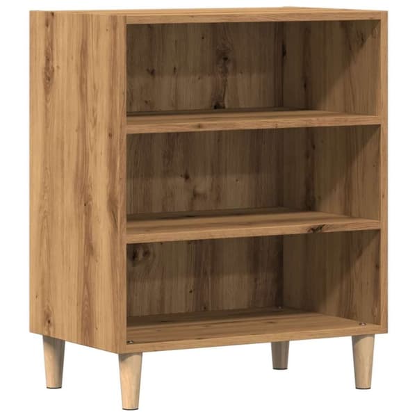 vidaXL Skjenk artisan eik 57x35x75 cm konstruert tre