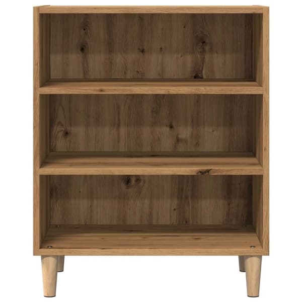 vidaXL Skjenk artisan eik 57x35x75 cm konstruert tre