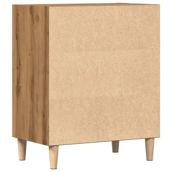 vidaXL Skjenk artisan eik 57x35x75 cm konstruert tre
