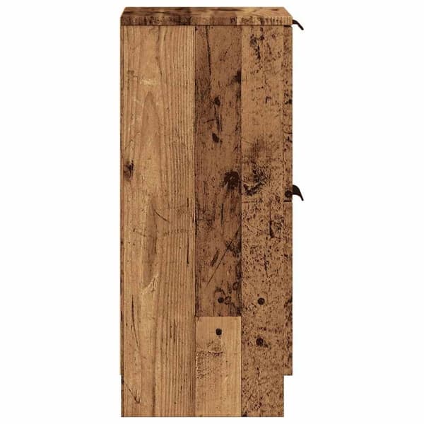 vidaXL Senkit 2 kpl vanhaa puuta 30x30x70 cm tekninen puu
