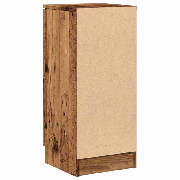 vidaXL Senkit 2 kpl vanhaa puuta 30x30x70 cm tekninen puu