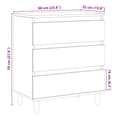 Pikkukuva 11 / 11: vidaXL Senkki vanhaa puuta 60x35x70 cm tekninen puu