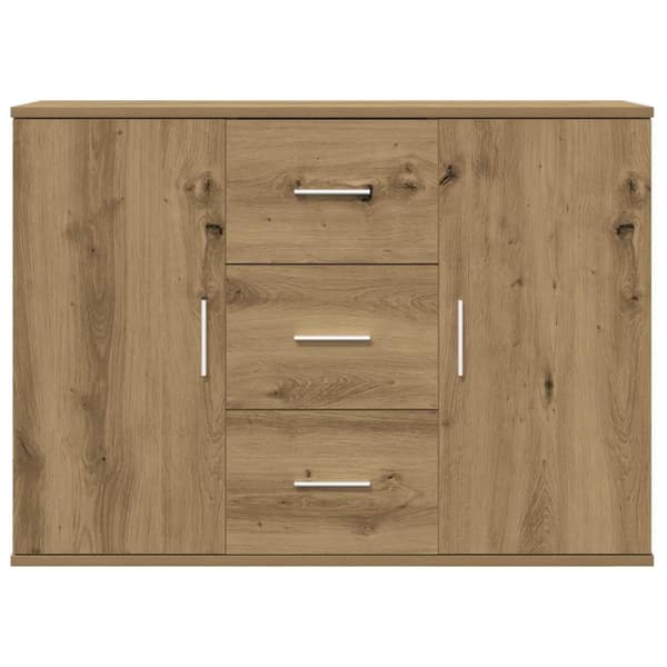 vidaXL skænk 90x29,5x65 cm konstrueret træ kunsteg