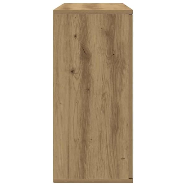 vidaXL skænk 90x29,5x65 cm konstrueret træ kunsteg