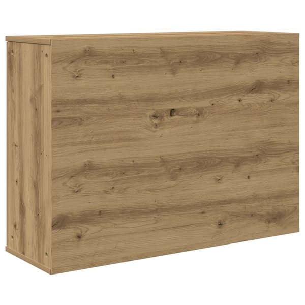 vidaXL skænk 90x29,5x65 cm konstrueret træ kunsteg