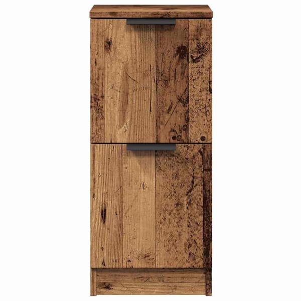 vidaXL skænk 30x30x70 cm konstrueret træ antikt træ