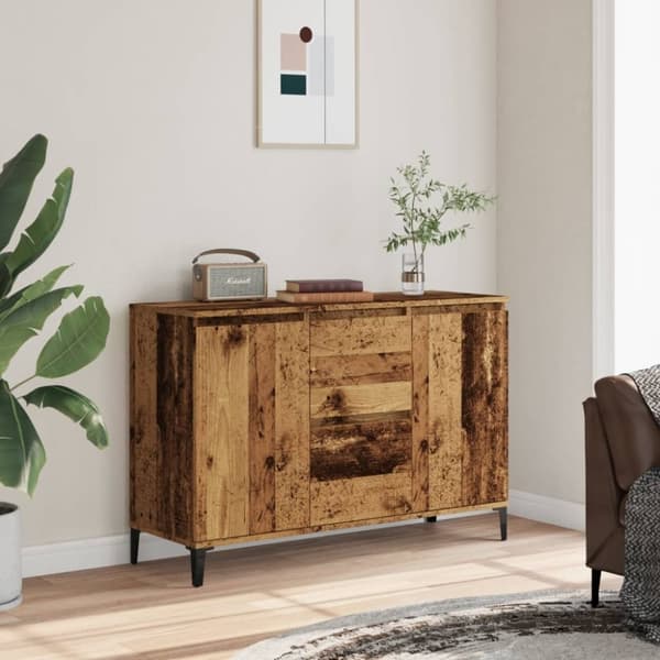 vidaXL Senkki vanha puu 102x35x70 cm tekninen puu