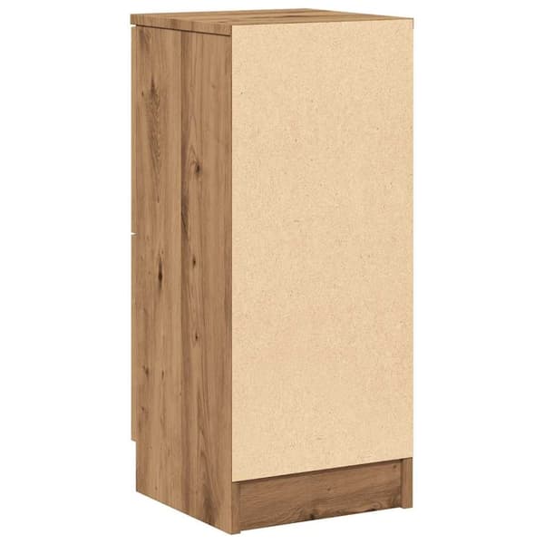 vidaXL skænke 2 stk. 30x30x70 cm konstrueret træ kunsteg