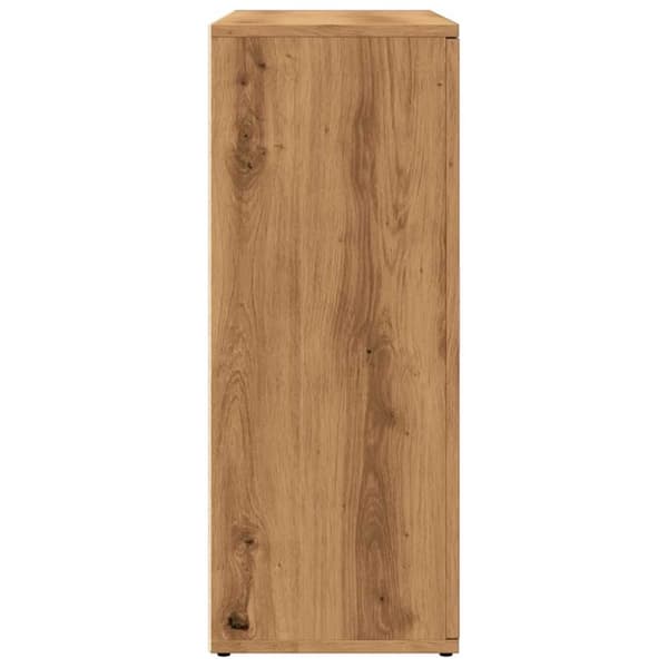 vidaXL skænk 91x29,5x75 cm konstrueret træ kunsteg