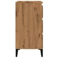 Miniatyrbillede 6 af 11: vidaXL skænk 60x35x70 cm konstrueret træ egetræsfarve