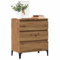 Miniatyrbillede 2 af 11: vidaXL skænk 60x35x70 cm konstrueret træ egetræsfarve