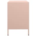 Miniatyrbilde 7 av 11: vidaXL Skjenk rosa 68x39x58,5 cm kaldvalset stål