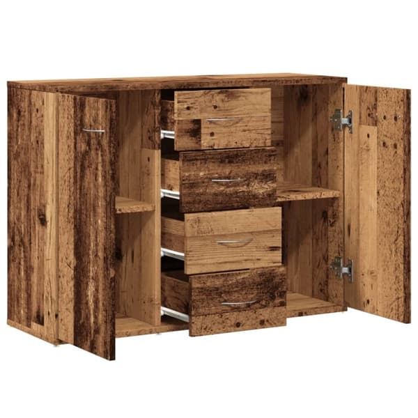 vidaXL Skjenk gammelt tre 88x30x64 cm konstruert tre