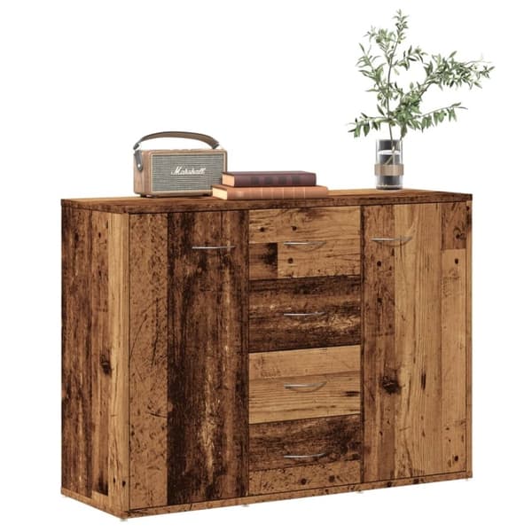 vidaXL Skjenk gammelt tre 88x30x64 cm konstruert tre