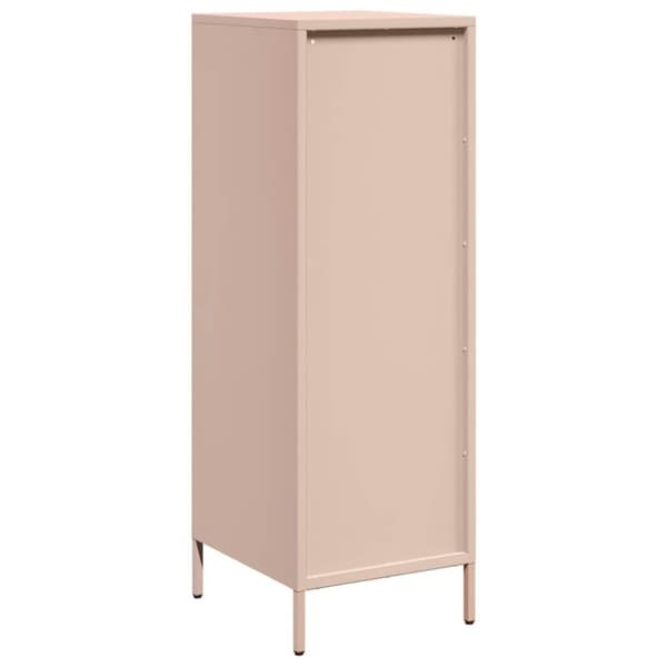vidaXL Highboard rosa 39x35x103,5 cm stål