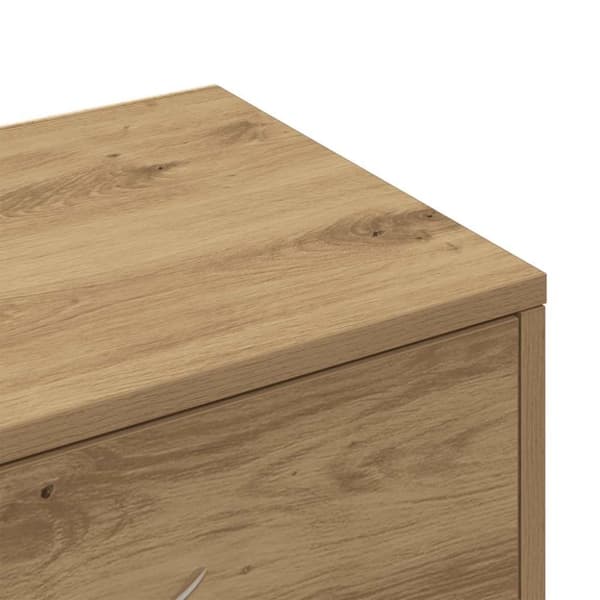 vidaXL Skjenk med 6 skuffer artisan eik 50x34x96 cm konstruert tre
