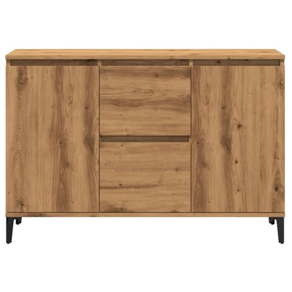 vidaXL Skjenk artisan eik 102x35x70 cm konstruert tre
