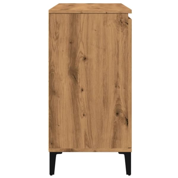 vidaXL Senkki artesaani tammi 102x35x70 cm tekninen puu