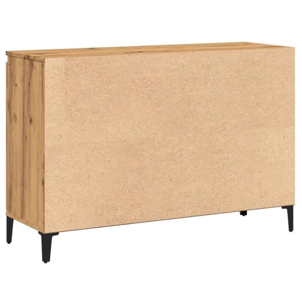 vidaXL Senkki artesaani tammi 102x35x70 cm tekninen puu