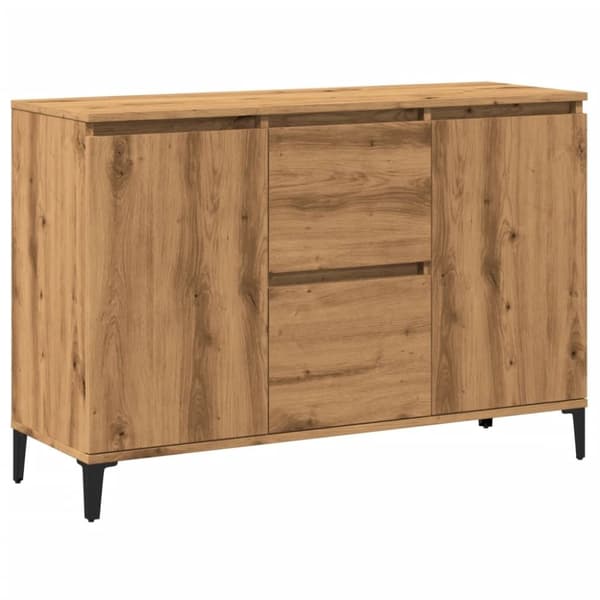vidaXL Senkki artesaani tammi 102x35x70 cm tekninen puu